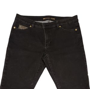 MICHAEL KORS Gold studded Black Jeggings